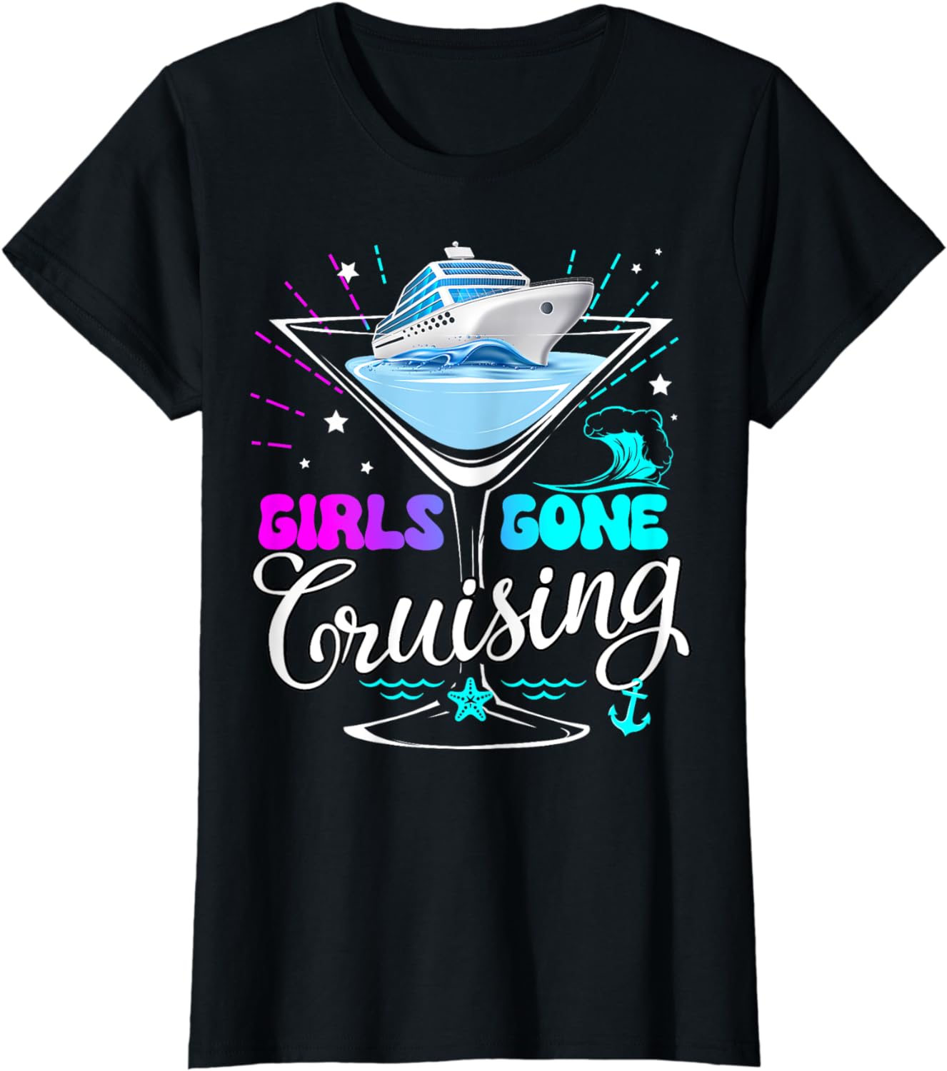 Girls Trip Cruise 2024, Girls Gone Cruising, Birthday Squad T-Shirt